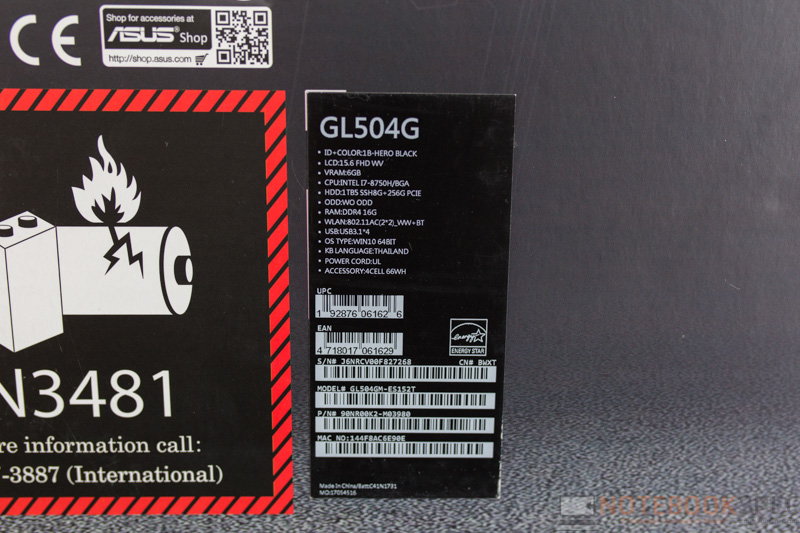 ASUS ROG Strix GL504 Hero II Edition Review 82