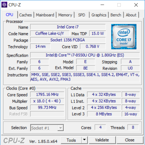 Lenovo IdeaPad 330 14 CPU