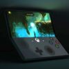 Microsoft Andromeda Surface Phone in game mode