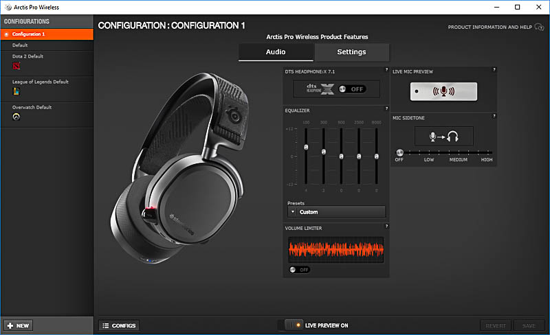 SteelSeries Arctis Pro Wireless engine 1