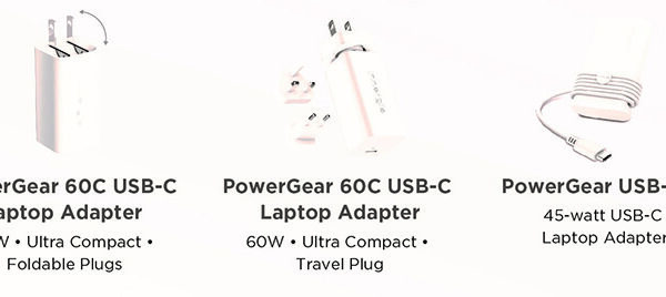 Innergie’s new PowerGear™ 60C USB C Laptop Adapter the world’s smallest adapter p2