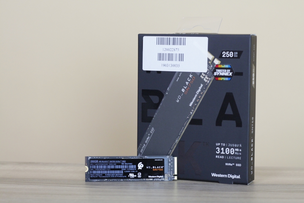 WD Black SN750 SSD 250 12
