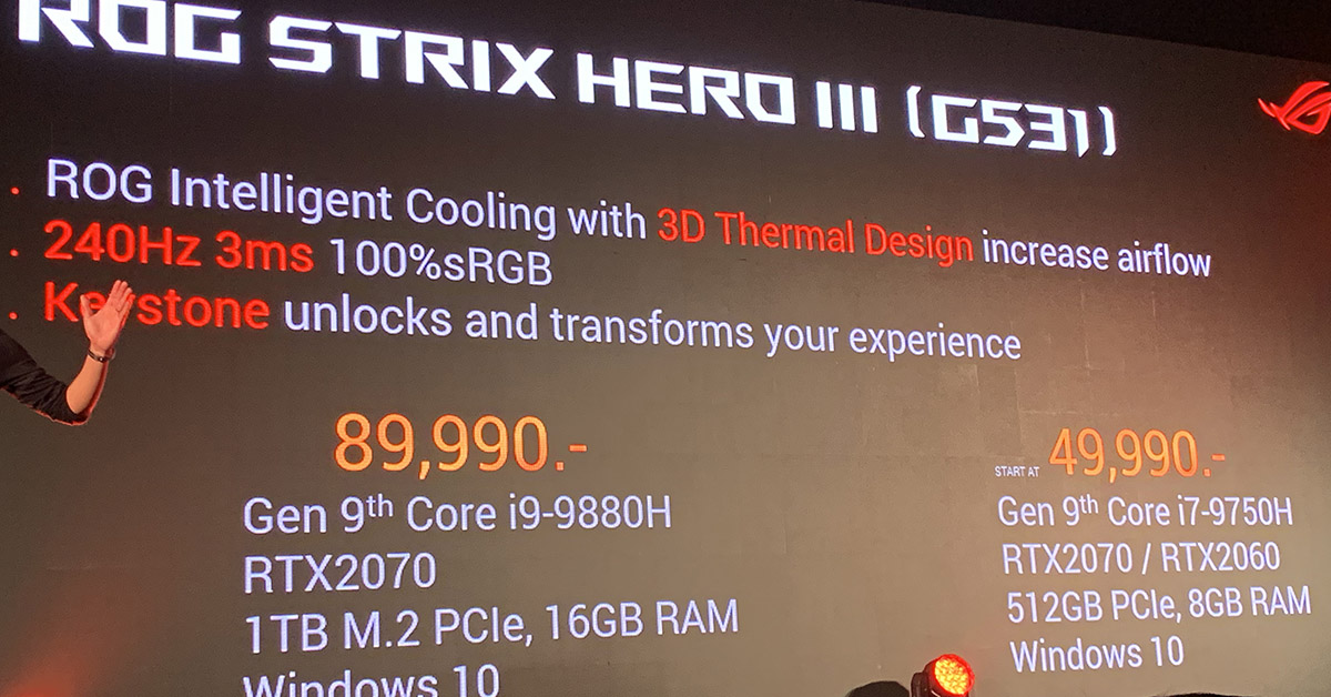 ASUS ROG Strix Hero III price