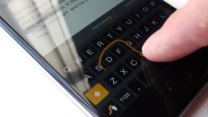 iOS Swipe Keyboard