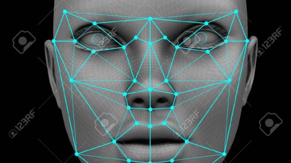 88790747 biometric facial recognition without hair 3d rendering