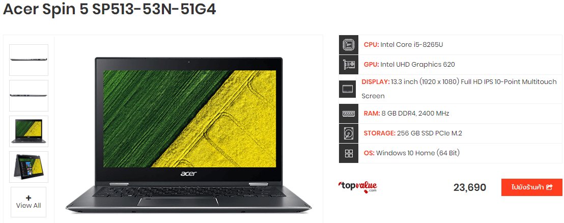 Acer Spin 5 SP513