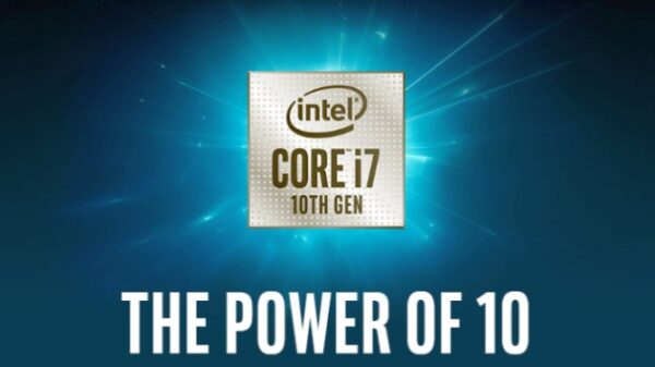 Intel Core i7 10th gen presentation teaser
