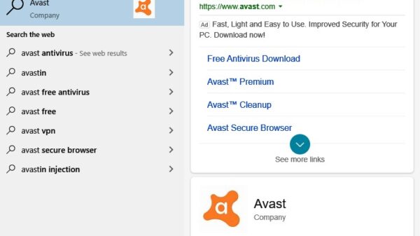 Avast Free Antivirus is a very popular topic in Bing search