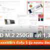 SSD M2 250GB 13xx cov