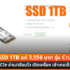Crucial SSD P1 1TB cov