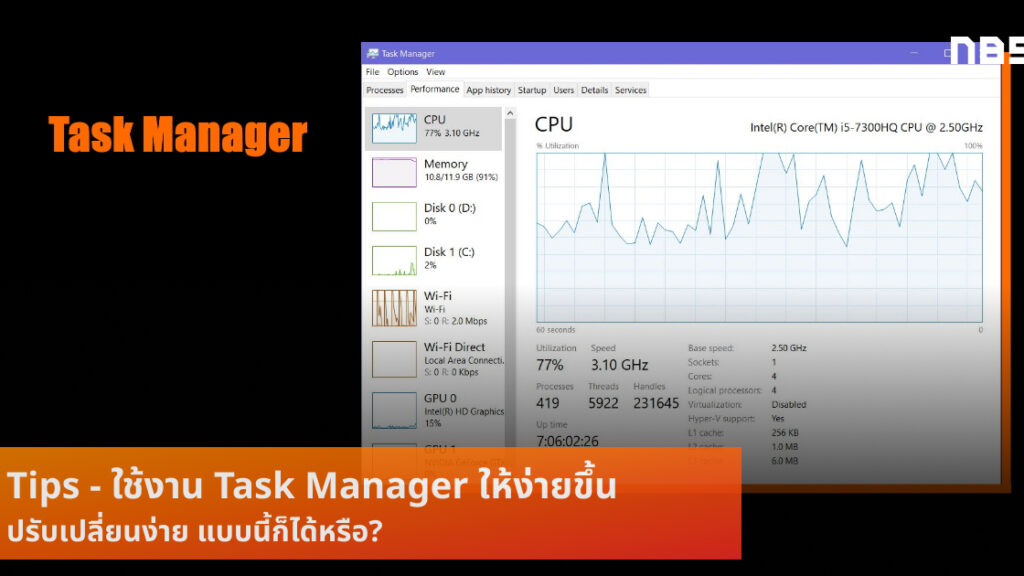 แบบนี้ก็ได้? 5 Tips บน Task Manager ลูกเล่นเสริม ใช้งานสะดวก - Notebookspec