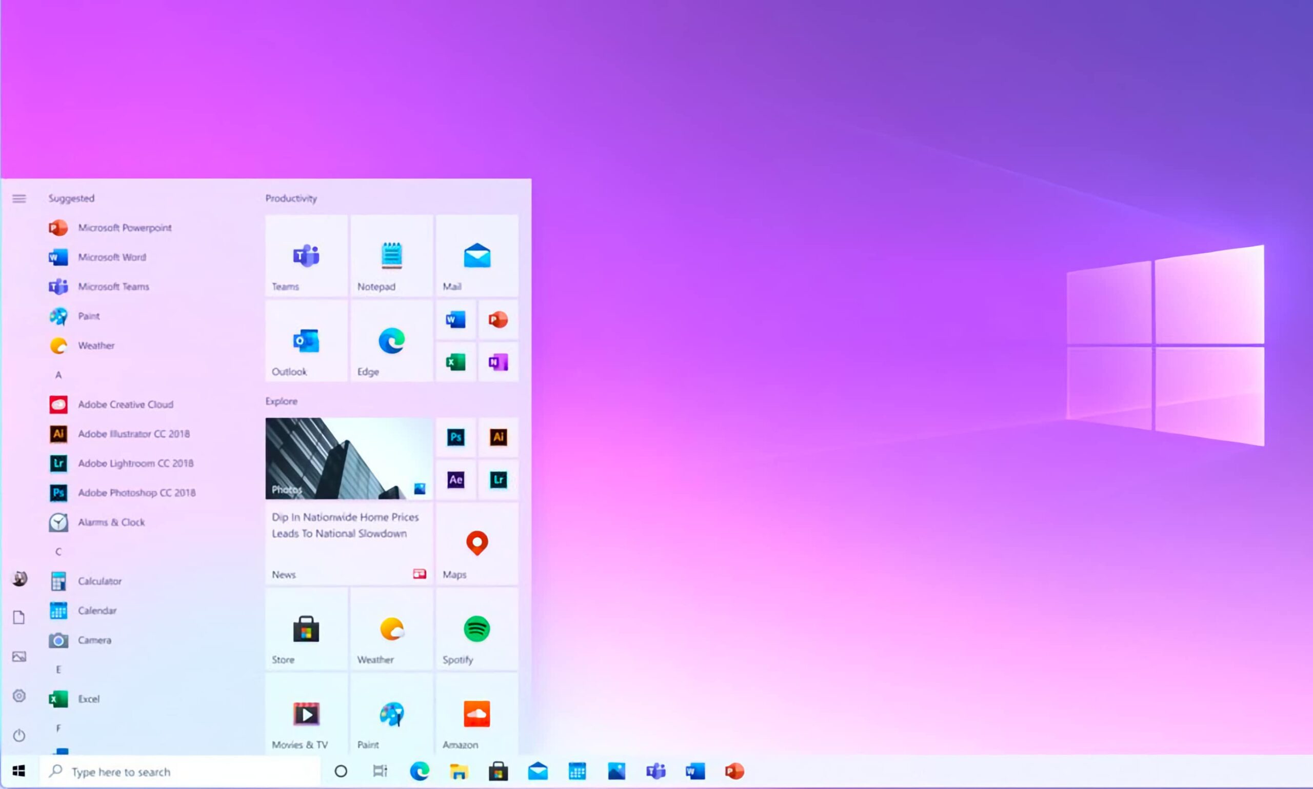 Windows 10 New Start Menu 2 scaled