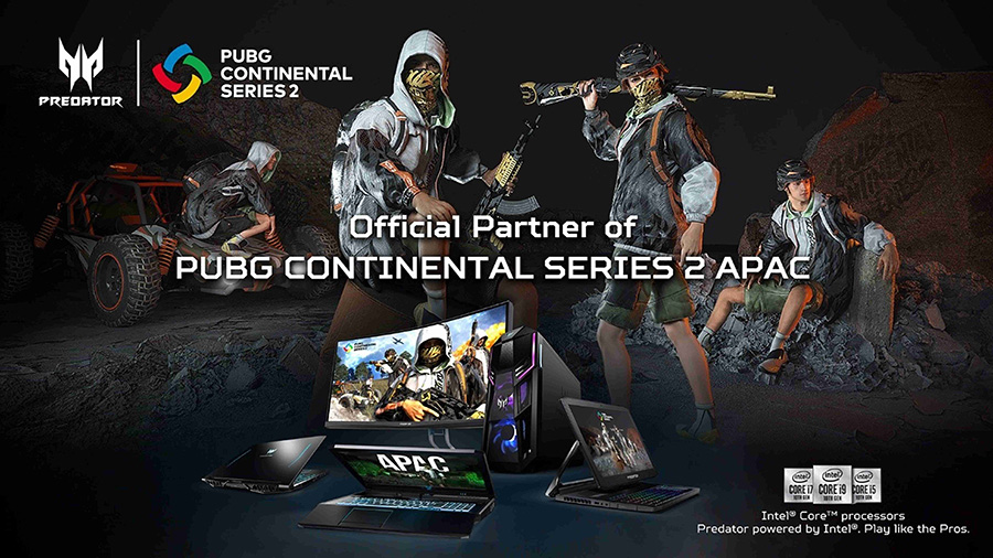 Acer Named as Official Sponsor for PUBG Continental Series 2 APAC 1