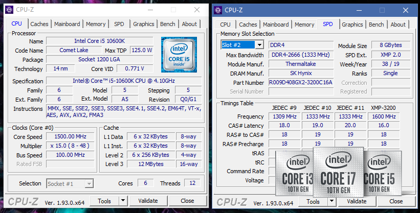 CPU z RAM 1