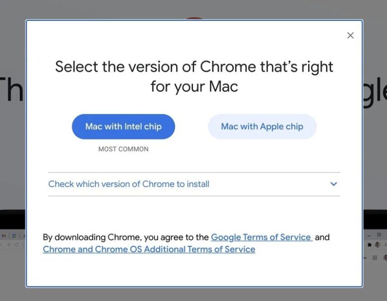 google chrome updates for my mac
