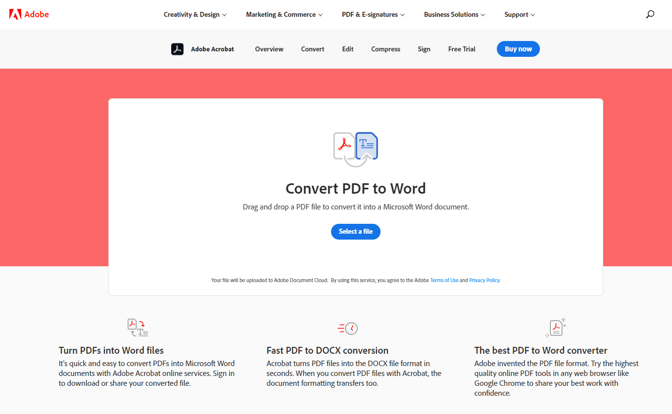 แปลงไฟล์ PDF เป็น Word