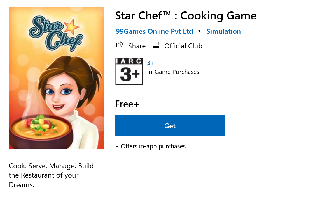 เกมทำอาหาร Star Chef
