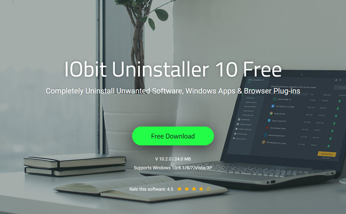 Screenshot 2021 01 09 IObit Uninstaller Best Free Software Uninstall Tool for Your Windows XP 7 8 10 PC