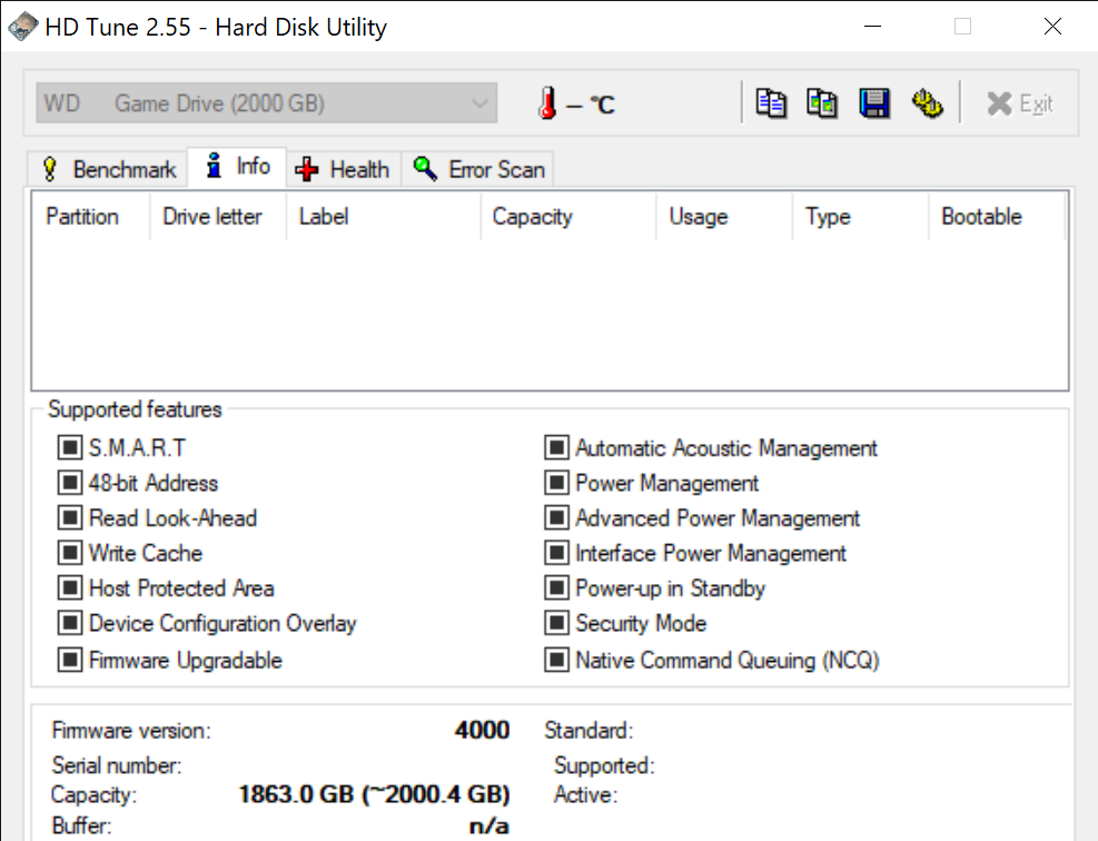 HD Tune 2.55 Hard Disk Utility 3 8 2021 12 00 13 PM
