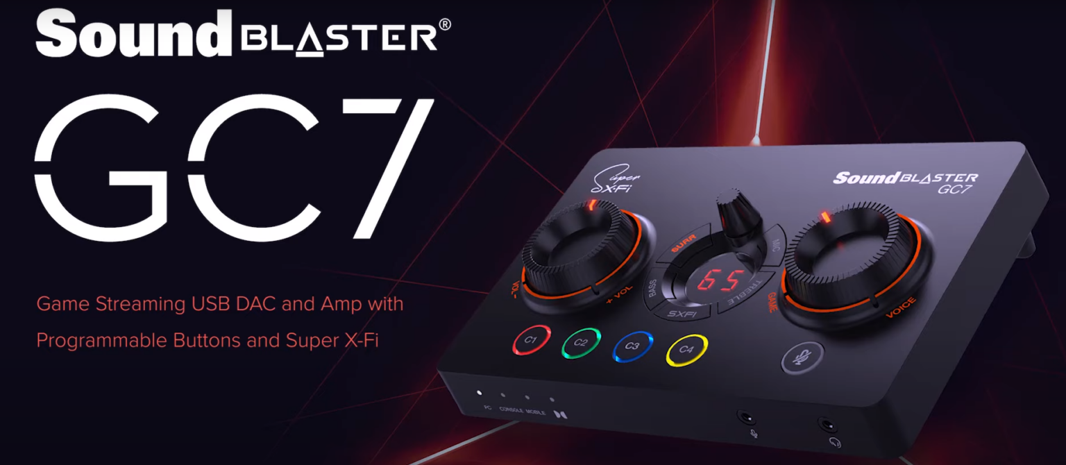 Звуковая карта creative sound blaster gc7