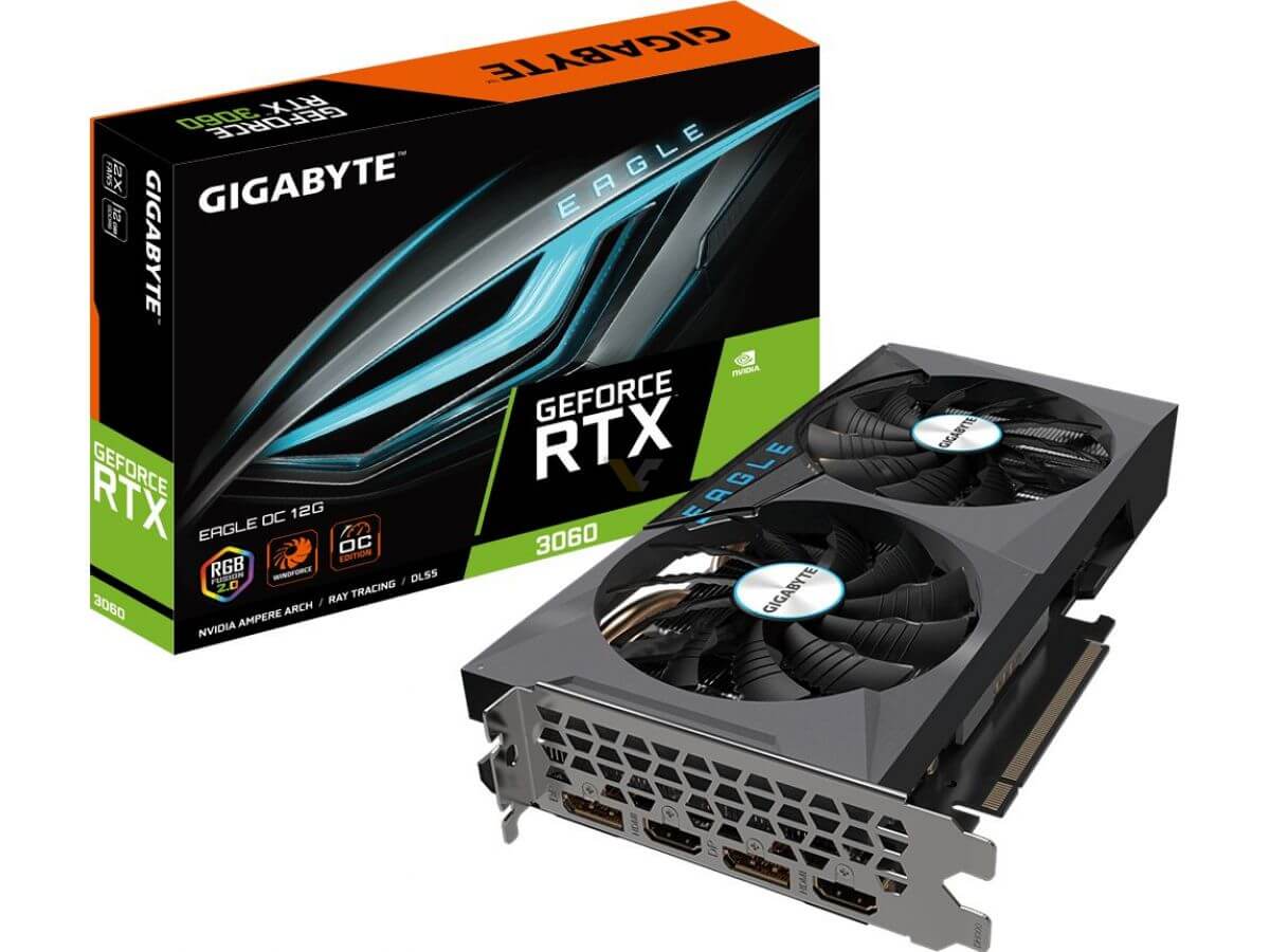 GIGABYTE GeForce RTX 3060 LHR 12GB EAGLE OC1