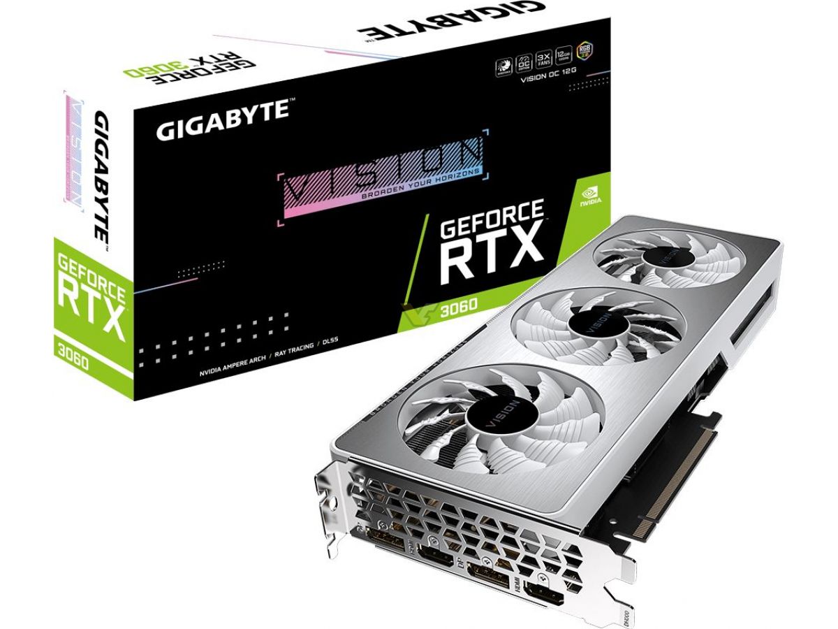 GIGABYTE GeForce RTX 3060 LHR 12GB VISION OC1