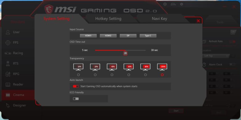MSI Gaming OSD 1