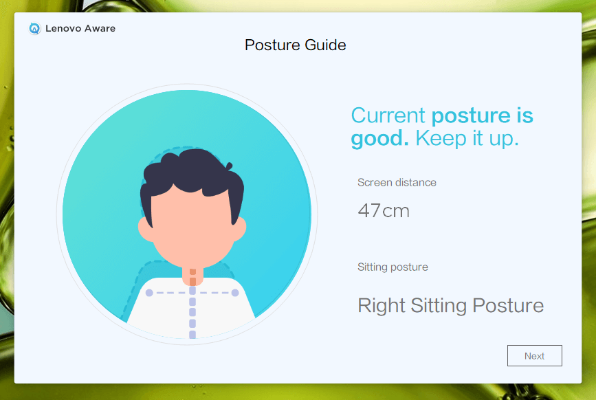 right posture