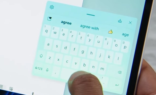 touch keyboard and emoji