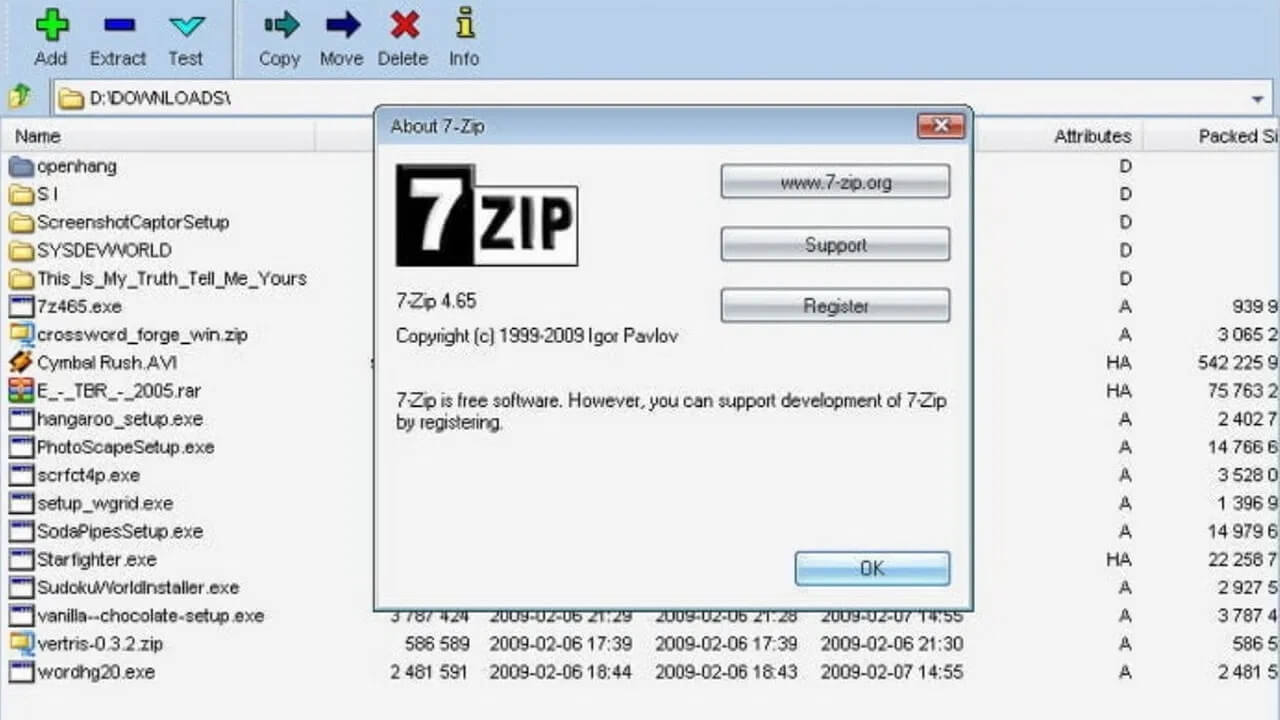 7 Zip for pc