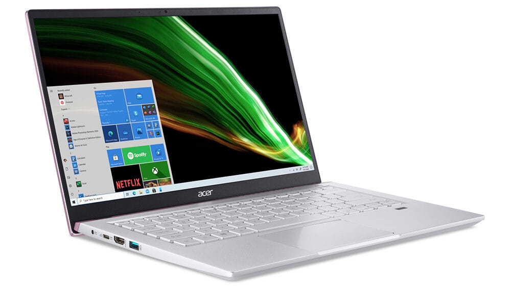 Acer Notebook Swift SFX14 41G R059 Pink 3 e1629358499390