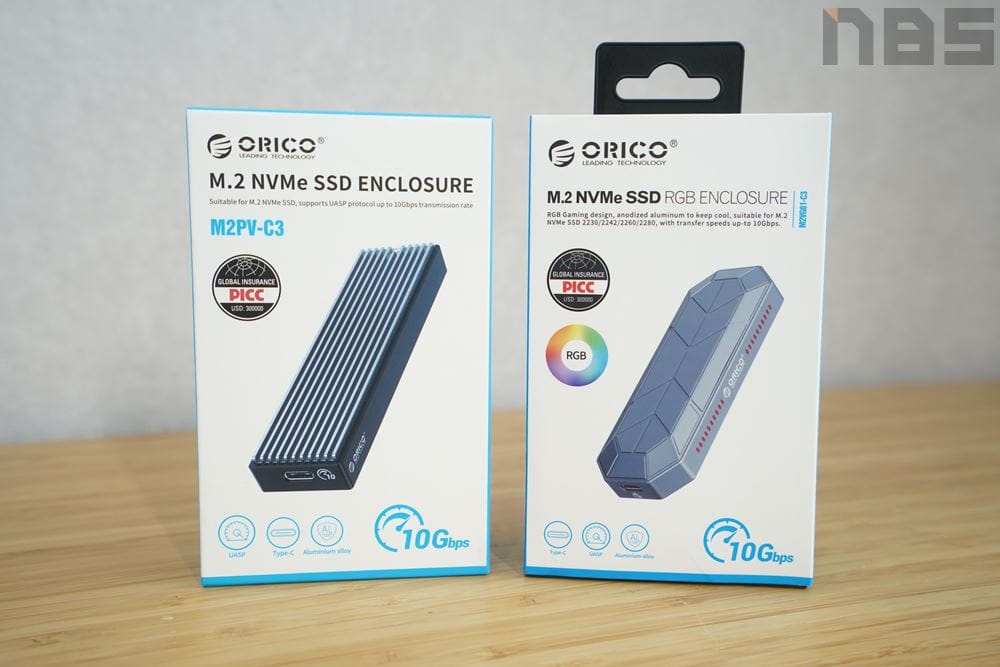 ORICO M.2 NVME SSD ENCLOSURE 01