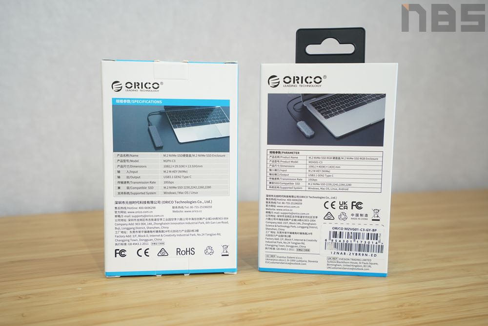 ORICO M.2 NVME SSD ENCLOSURE 02
