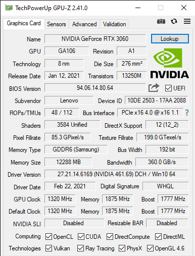 TechPowerUp GPU Z 2.41.0 9 8 2021 5 25 27 PM