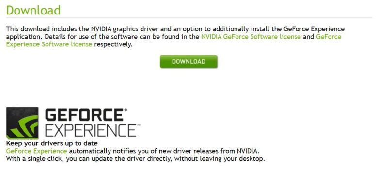 what is nvidia network driver