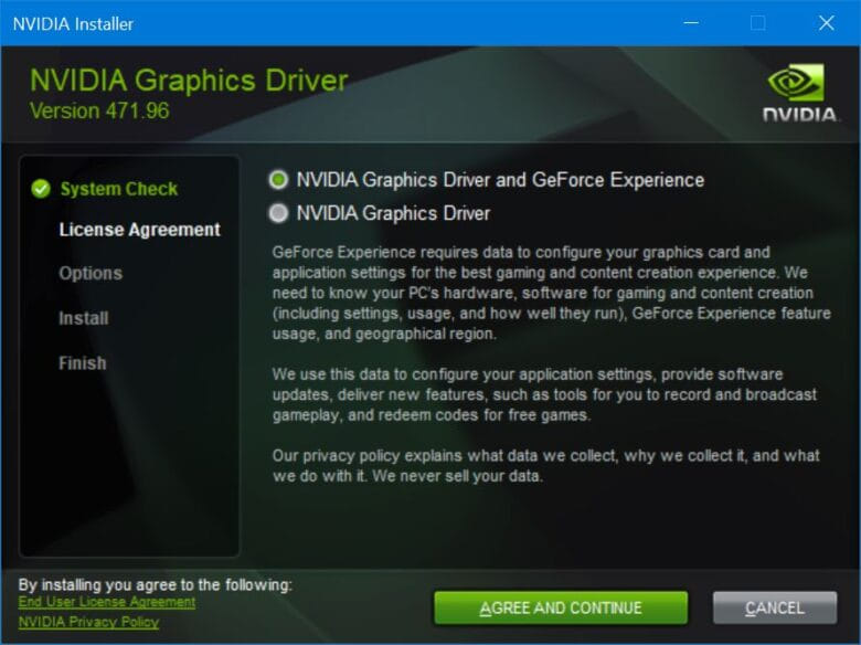 what is nvidia network driver