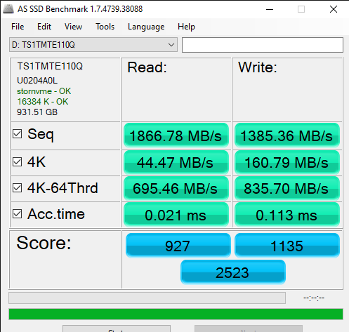 AS SSD Benchmark 1.7.4739.38088 1 28 2022 5 34 42 PM