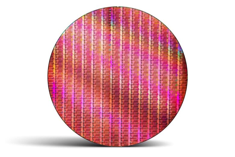 Intel 12th Gen Mobile wafer