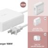 BOOST↑CHARGE™ PRO 4 Port GaN Charger 108W