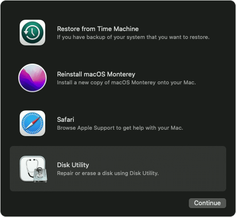macos monterey recovery disk