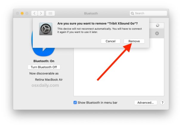 remove bluetooth device mac 2 610x425 1