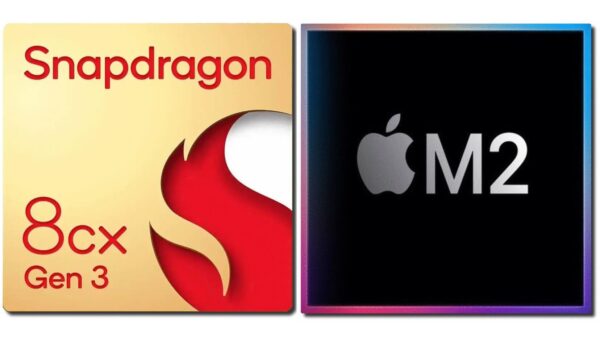 Apple M2 vs Snapdragon 8cx Gen 3