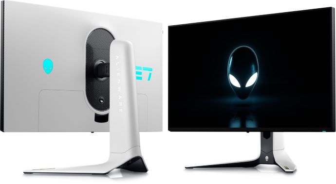 Alienware AW2723DF front back combined shot