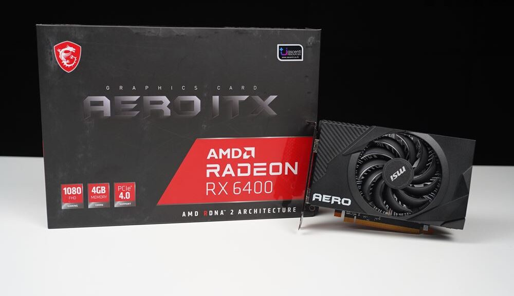 MSI AMD RADEON RX6400 AERO ITX 4gb - PCパーツ