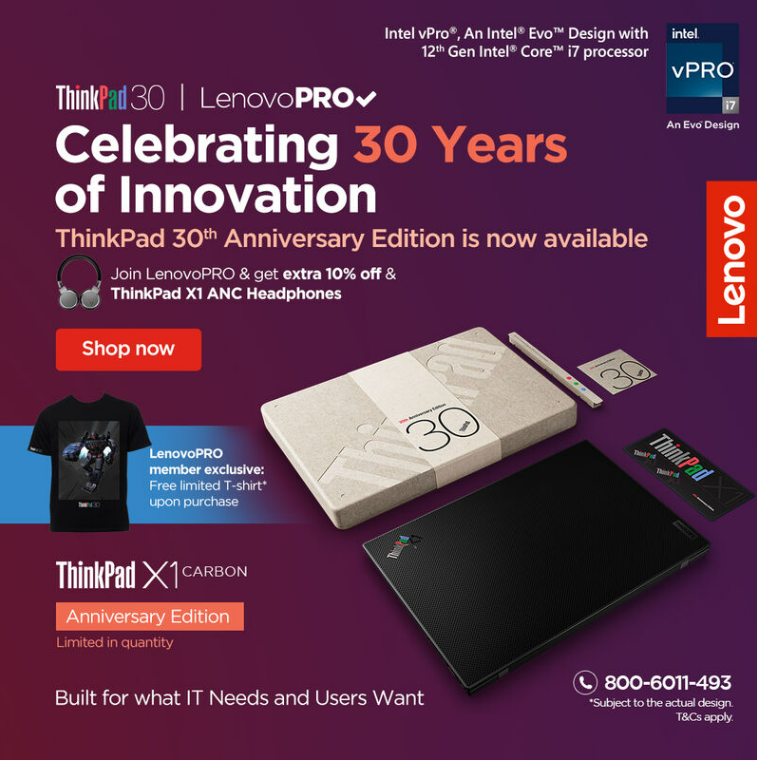 Celebrating 30 Years of Innovation ThinkPad 30th Anniversary