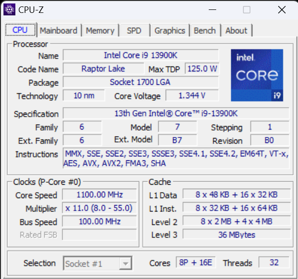 CPU Z 11 10 2022 12 54 29 PM