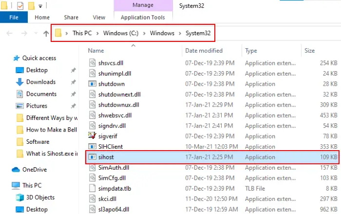 Sihost.exe Process in Windows 10 5