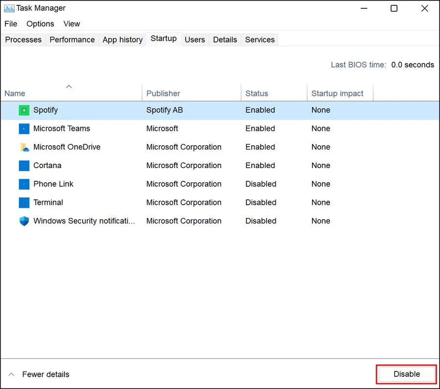 ปรับแต่ง Windows Startup เพิ่มความเร็วให้กับ Windows 11