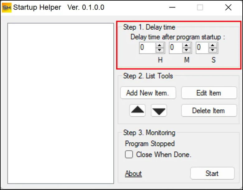 windows startup helper delay time