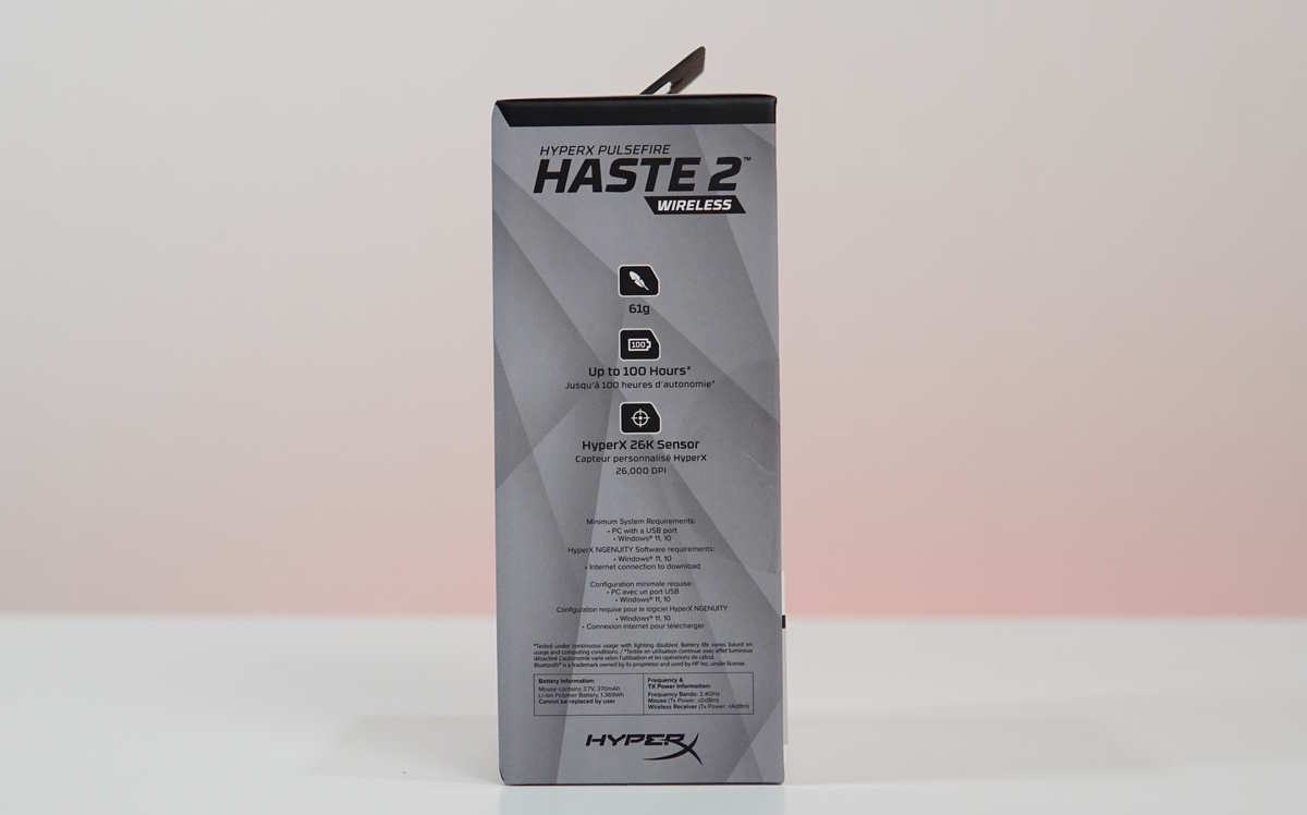 HyperX Pulsefire Haste 2 Wireless 5